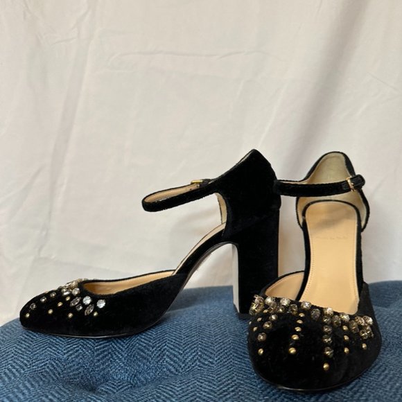 J.Crew Collection velvet heels - Picture 4 of 7